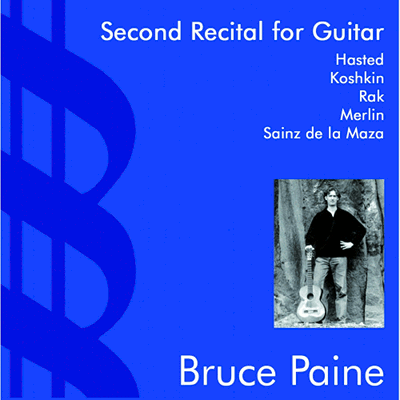 Second Recital for Guitar CD Cover Artwork