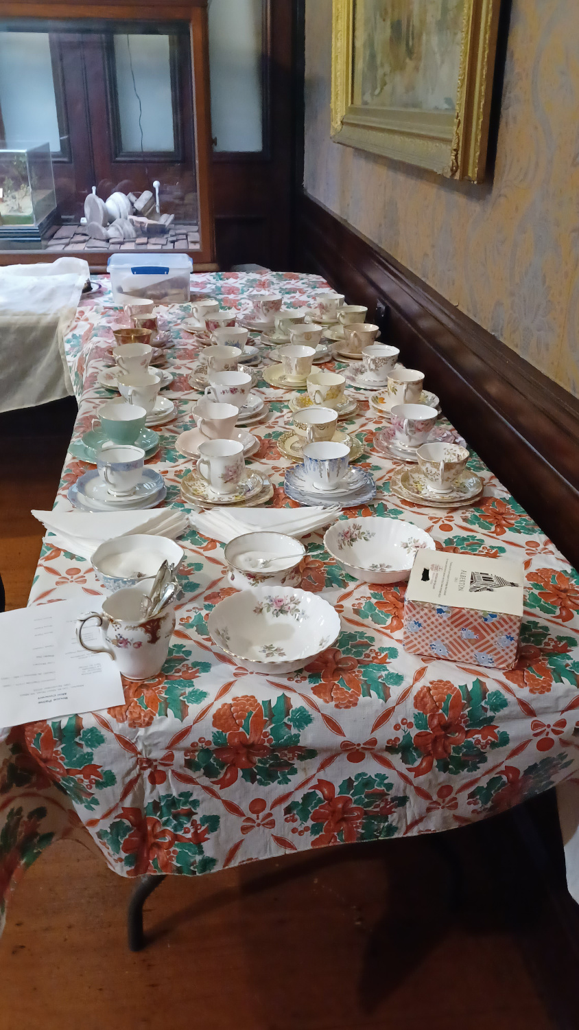 Alberton nov19 china tea set on display