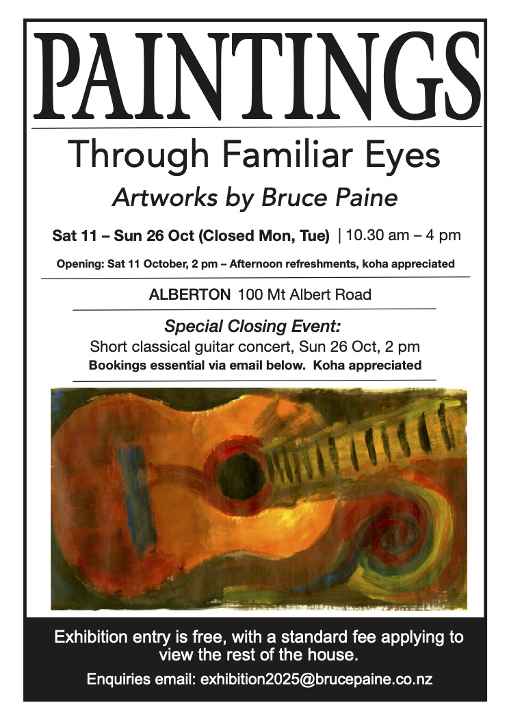 Painting Exhibition by Bruce Paine