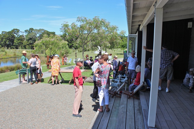 Fundraising concert - view of the pond