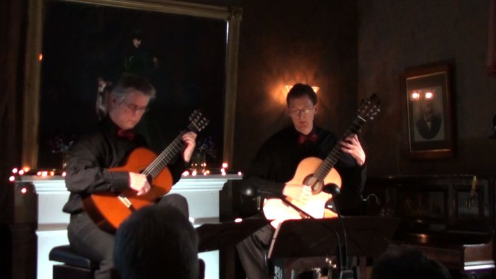 Bruce Paine and Rex Button playing duets at Alberton